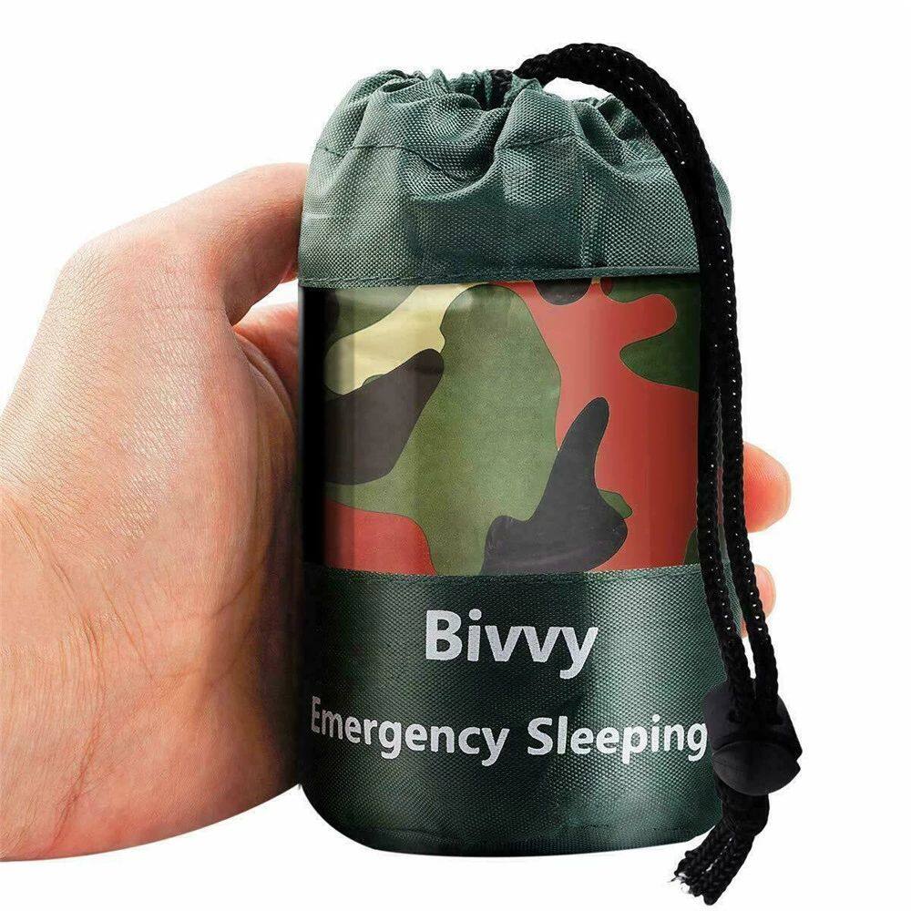 REGAETJ Camping Lifesaving Lightweight Waterproof Thermal Blanket Outdoor Emergency Blanket Survival Sleeping Bag Survival Blanket Bags Emergency Sleeping Bag Sleeping Bags