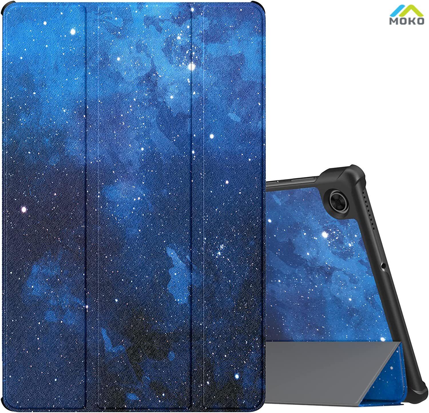 MoKo Case Compatible with Lenovo Tab M10 FHD Plus 2nd Gen 10.3 inch, Lightweight Slim PU Tablet Trifold Stand Shell Cover Case with Auto-Sleep Fits Lenovo Tab M10 Plus TB-X606F/TB-X606X